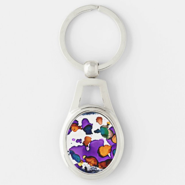 Mardi Gras Keychain (Front)