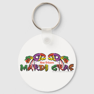 MARDI-GRAS KEYCHAIN