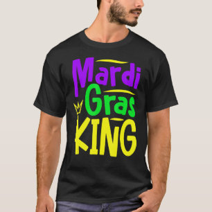 Mardi Gras King Costume Carnival Mardi Gras Men Bo T-Shirt