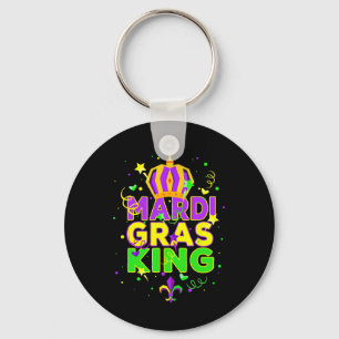Mardi Gras King Men Carnival Costume Gift Mardi Gr Keychain