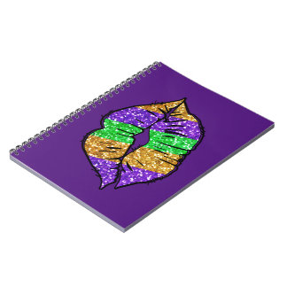 Mardi Gras Kiss Photo Notebook