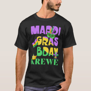 Mardi Gras Krewe  Mardi Gras beads    Mardi Gras T-Shirt