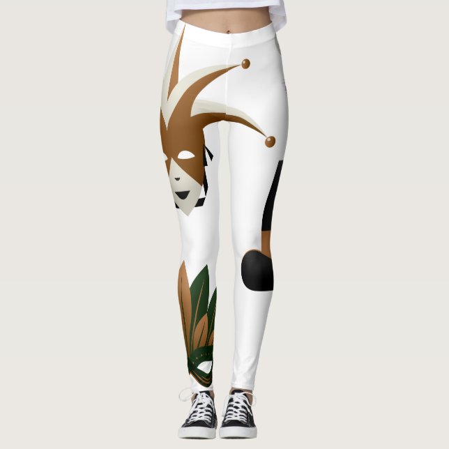 Mardi Gras Leggings (Devant)
