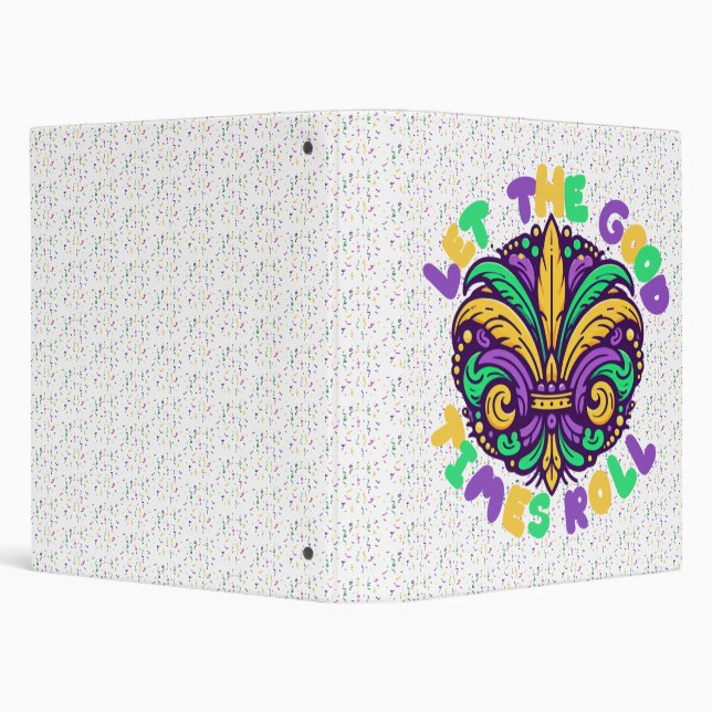 Mardi Gras Let the good times roll Binder (Background)