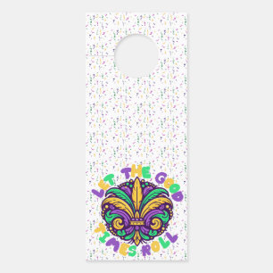 Mardi Gras Let the good times roll Door Hanger