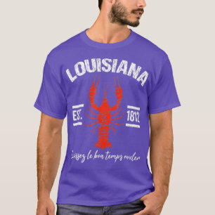 Mardi Gras Louisiana Crawfish New Orleans Men Wom T-Shirt