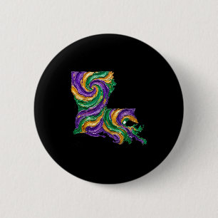 Mardi gras louisiana state Mardi gras louisiana st 2 Inch Round Button
