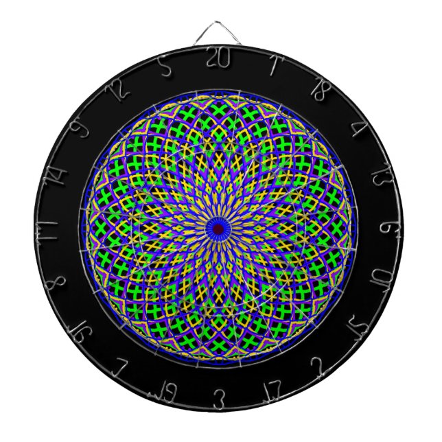 Mardi Gras Madness Dartboard (Front)