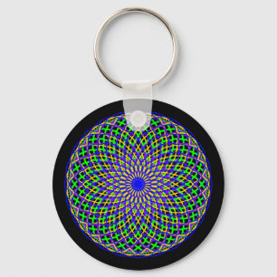Mardi Gras Madness Keychain