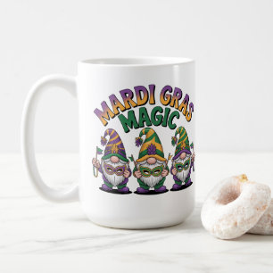 Mardi Gras Magic Gnomes Coffee Mug