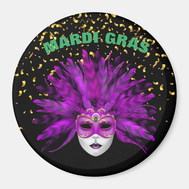 Mardi Gras Magnet (Front)