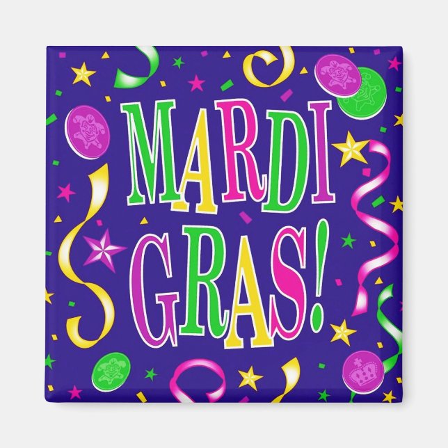 MARDI GRAS MAGNET (Front)