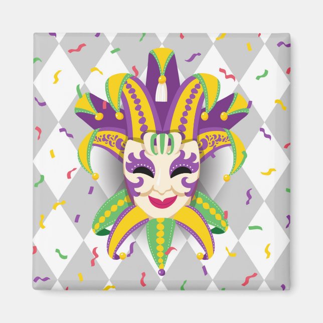 Mardi Gras Magnet (Front)