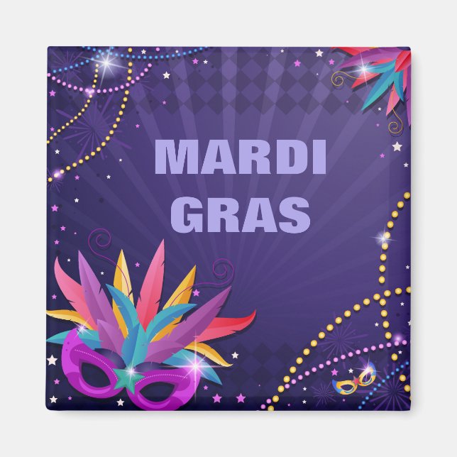 Mardi Gras Magnet (Front)