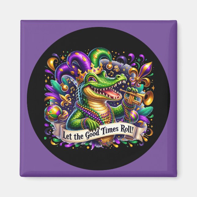 Mardi Gras Magnet (Front)