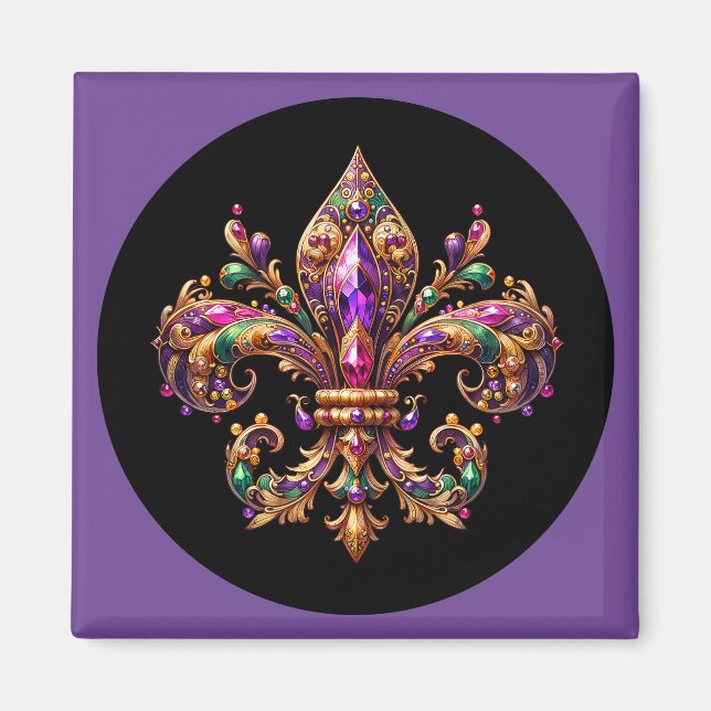 Mardi Gras Magnet (Front)