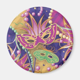 Mardi Gras Magnet magnets de casiers