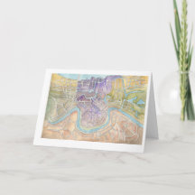 mardi gras map of NOLA