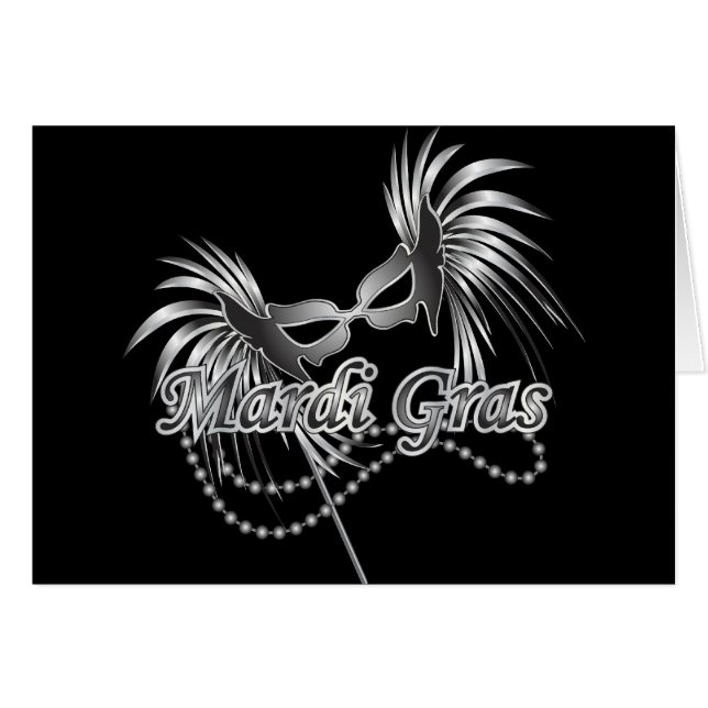 Mardi Gras Mask (Front Horizontal)