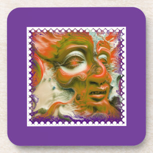 Mardi Gras Mask Coaster