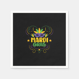 Mardi Gras Mask Napkin