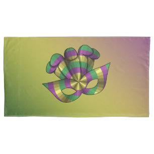 Mardi Gras Mask Pillowcase