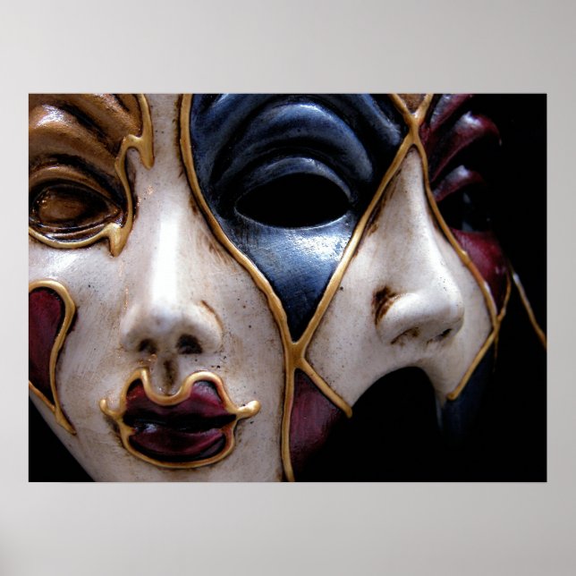 Mardi Gras Mask Poster (Front)