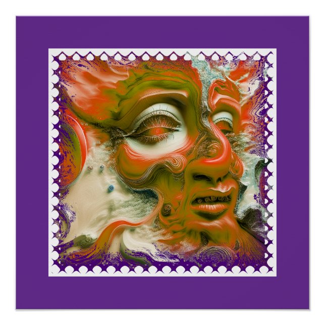 Mardi Gras Mask Poster (Front)