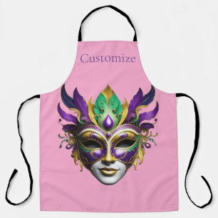 Mardi Gras Mask Thunder_Cove Apron