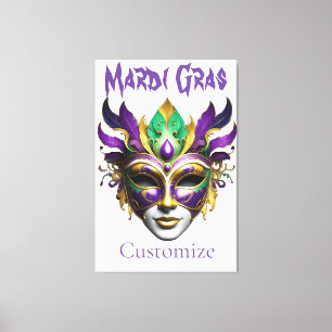 Mardi Gras Mask Thunder_Cove Canvas Print
