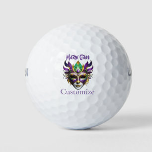 Mardi Gras Mask Thunder_Cove Golf Balls