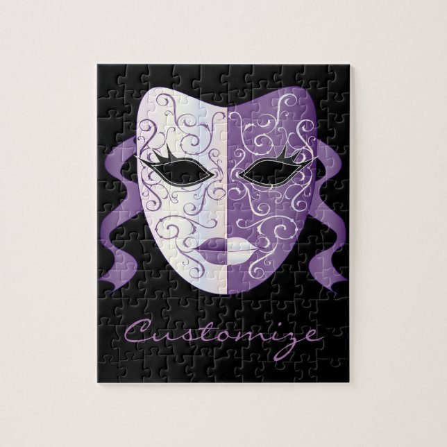 Mardi Gras Mask Thunder_Cove Jigsaw Puzzle (Vertical)