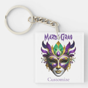 Mardi Gras Mask Thunder_Cove Keychain