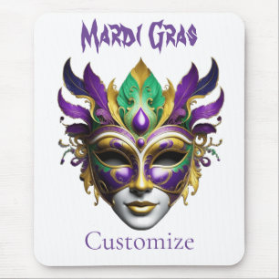 Mardi Gras Mask Thunder_Cove Mouse Pad
