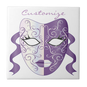 Mardi Gras Mask Thunder_Cove Tile