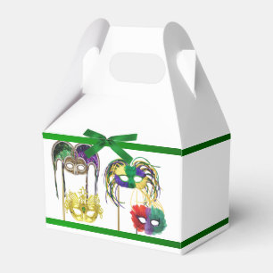 Mardi Gras Masks 1 Favor Box