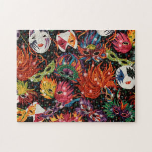 Mardi Gras Masks 2 Jigsaw Puzzle