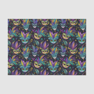 Mardi Gras Masks pattern Tissue Paper