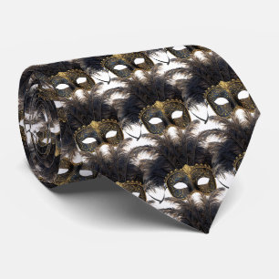 Mardi Gras Masquerade Masks Carnival Gold Black Tie
