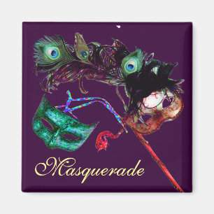 MARDI GRAS MASQUERADE PARTY MAGNET