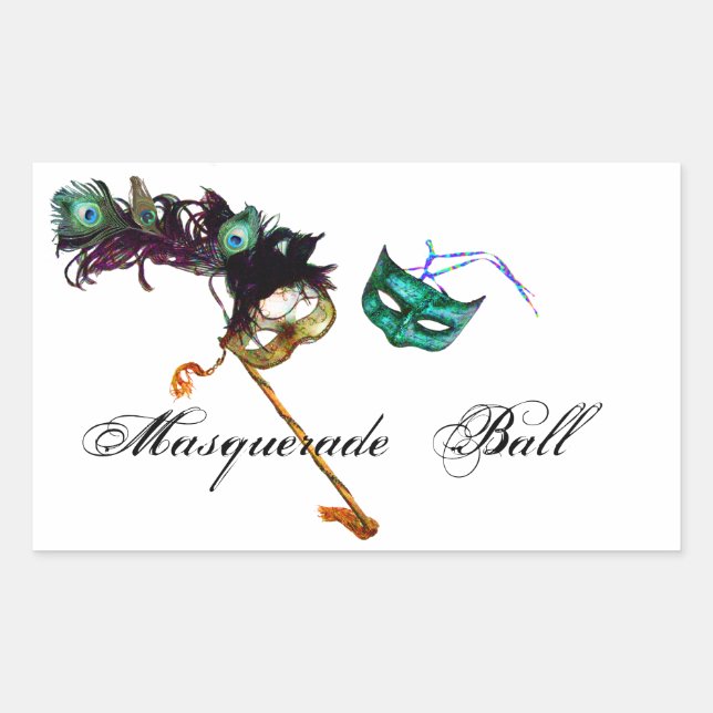 MARDI GRAS MASQUERADE STICKER (Front)
