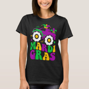 Mardi Gras Monster Truck Fleur de Lis Fat Tuesday  T-Shirt