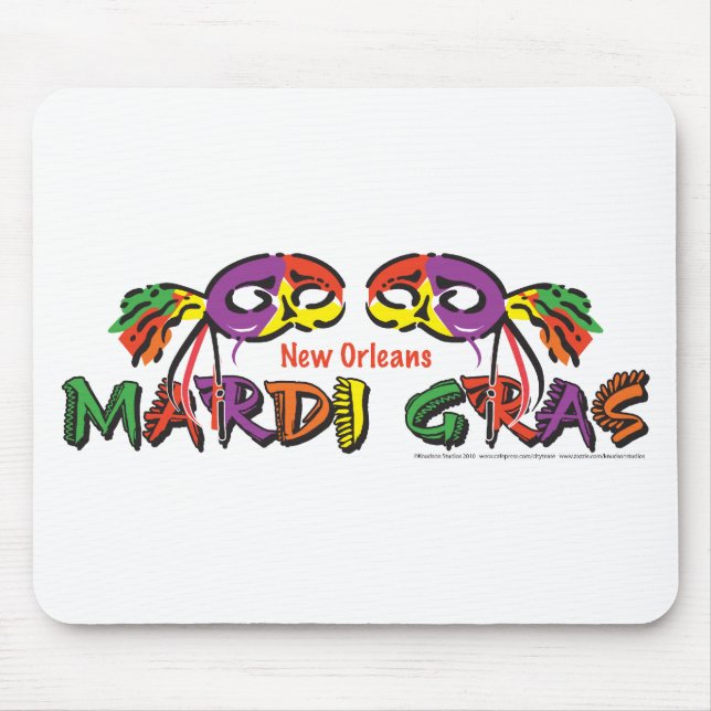 MARDI-GRAS MOUSE PAD (Front)