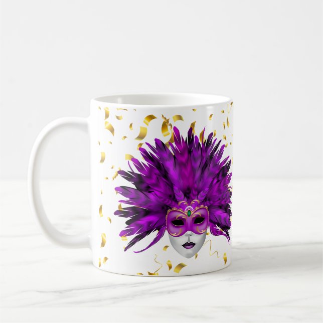Mardi Gras Mug (Left)