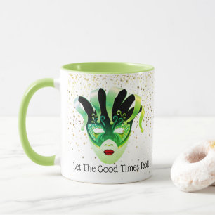 Mardi Gras Mug-Let The Good Times Roll Mug