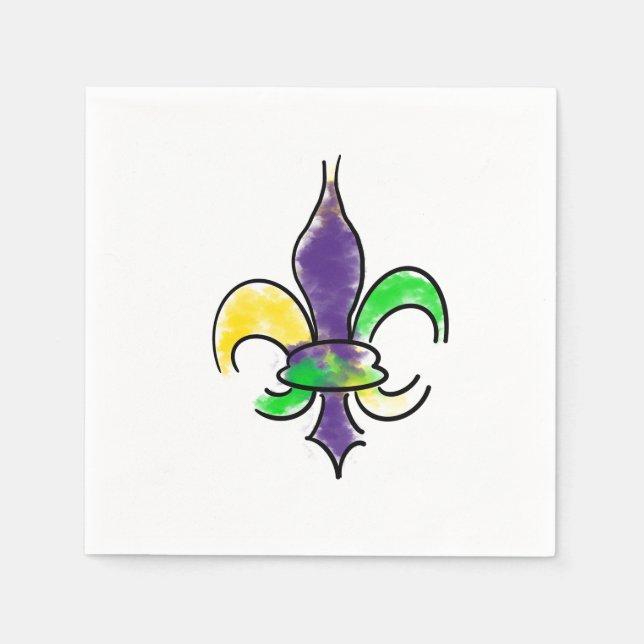 Mardi Gras Napkin (Front)