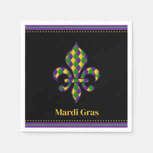 Mardi Gras Napkin