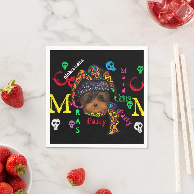 Mardi GRAS    Napkin (Insitu)