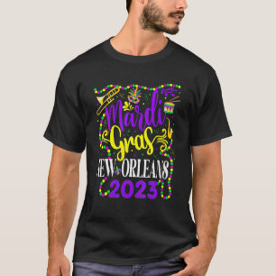 Mardi Gras New Orleans 2023 Funny Friends and Fami T-Shirt