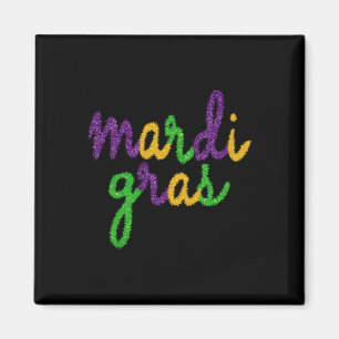 Mardi Gras New Orleans Carnival Fat Tuesday Women Magnet